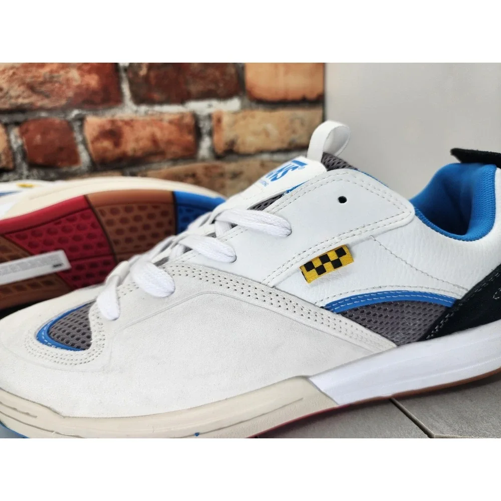 Vans Skate Mixxa Suede White Blue Chunky Men Shoes Sz 12 Retro Skateboard 2024